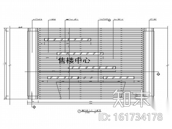 [中山]花园小区高档售楼中心室内CAD装修图（含效果）cad施工图下载【ID:161734178】