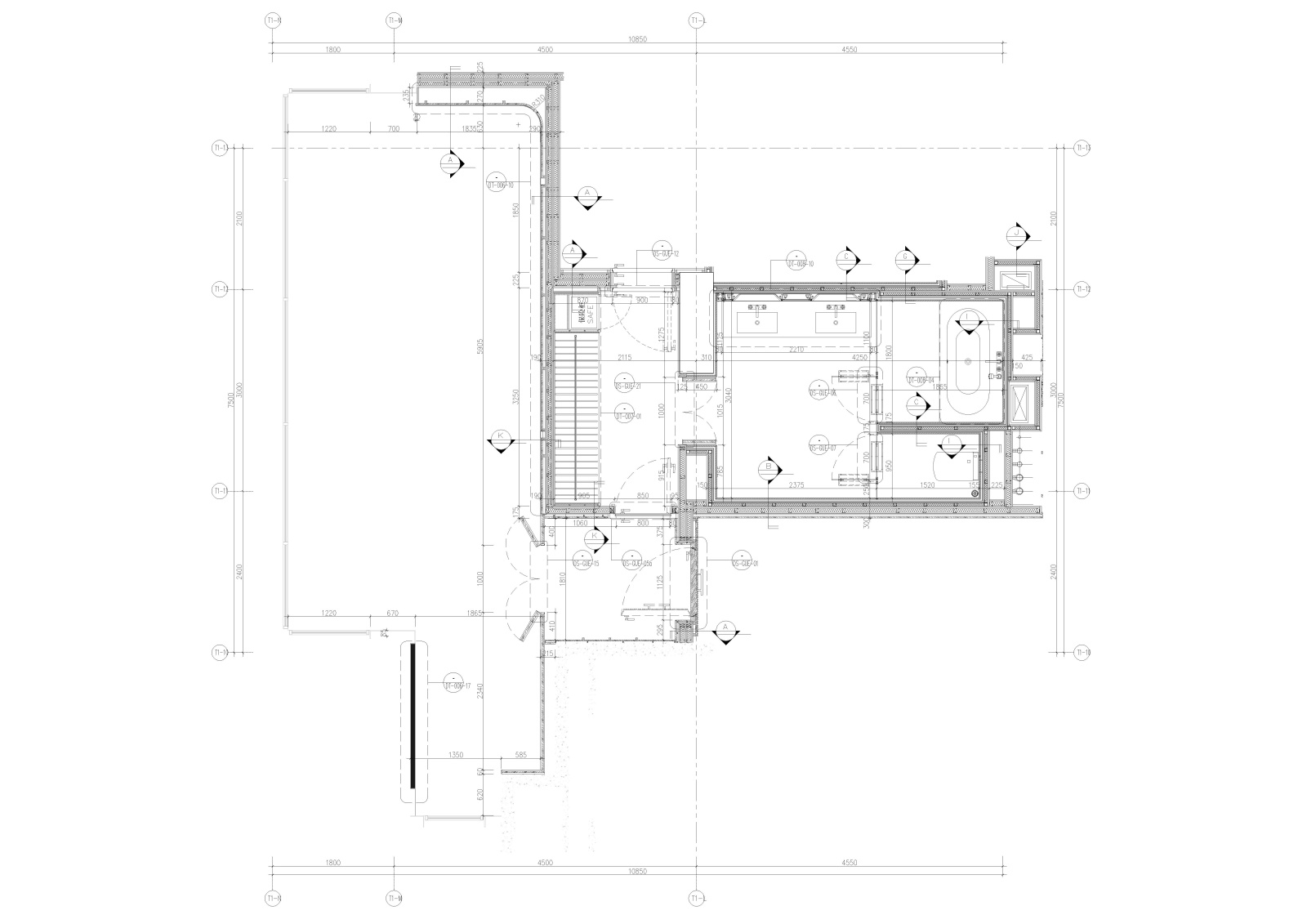 [天津]万怡酒店室内装饰设计施工图+效果图施工图下载【ID:160704151】