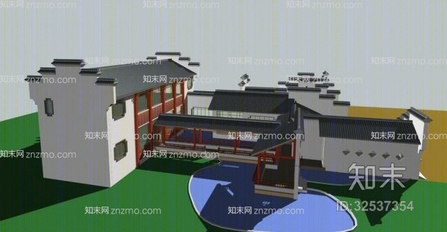 独栋别墅603D模型下载【ID:32537354】