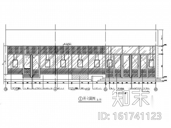 [北京]南三环股份制现代综合金融服务支行装修施工图（含...cad施工图下载【ID:161741121】