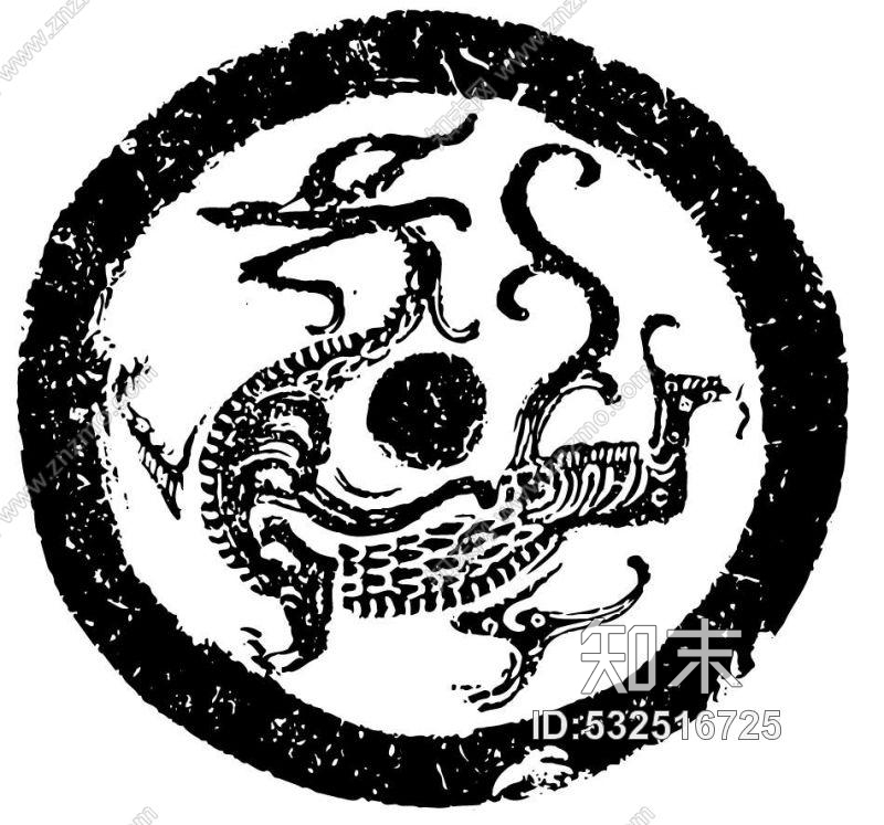 凹凸黑白-黑白古典贴图下载【ID:532516725】