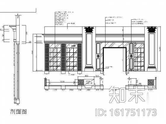 某品牌家具专卖店装修图施工图下载【ID:161751173】