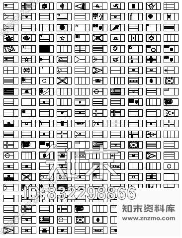 图块世界国旗cad施工图下载【ID:832298866】