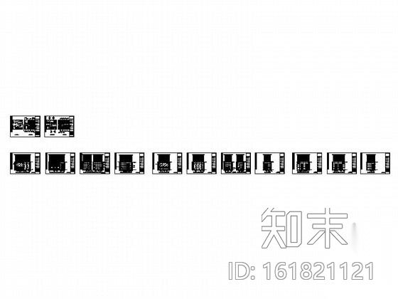 办公大厅大堂洗手间室内装修图cad施工图下载【ID:161821121】
