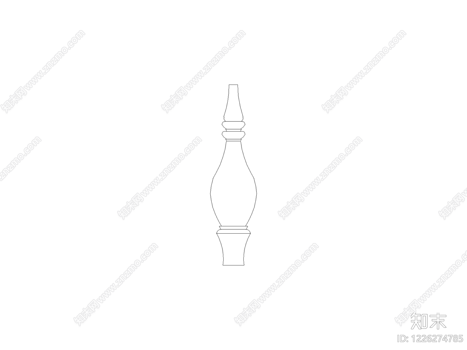 现代装饰线条CAD图纸