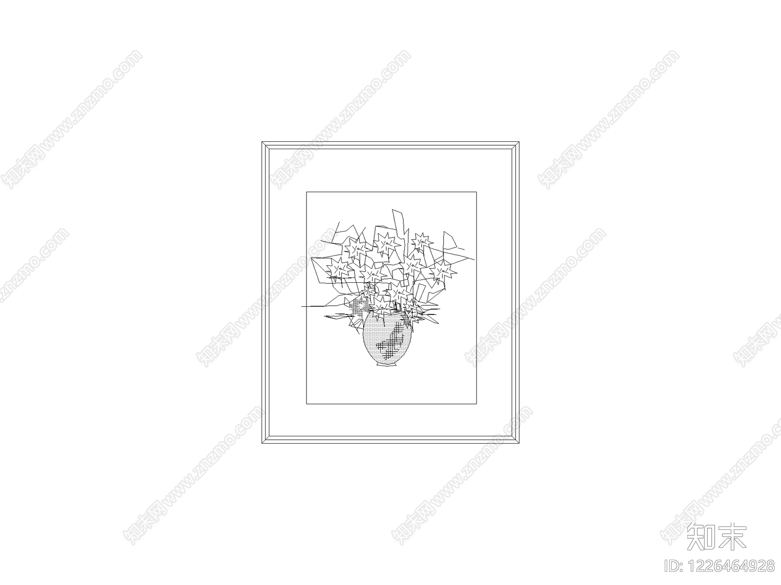 摆件cad施工图下载【ID:1226464928】
