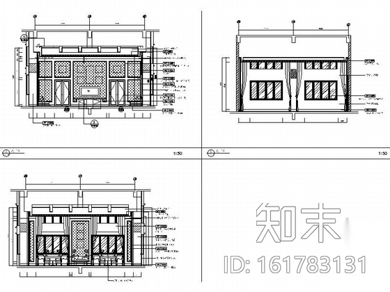 [广东]五星级文化主题酒店装修CAD竣工图（含实景）cad施工图下载【ID:161783131】