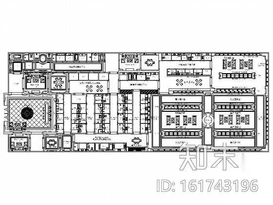 148平国际知名现代化企业陶瓷专卖店样板间设计装修图cad施工图下载【ID:161743196】