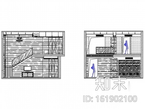 [陕西]豪华五星级商务酒店loft户型套房室内装修施工图（...施工图下载【ID:161902100】