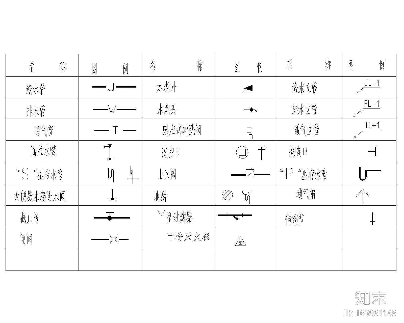 学校教学楼宿舍楼给排水设计施工图施工图下载【ID:165961138】