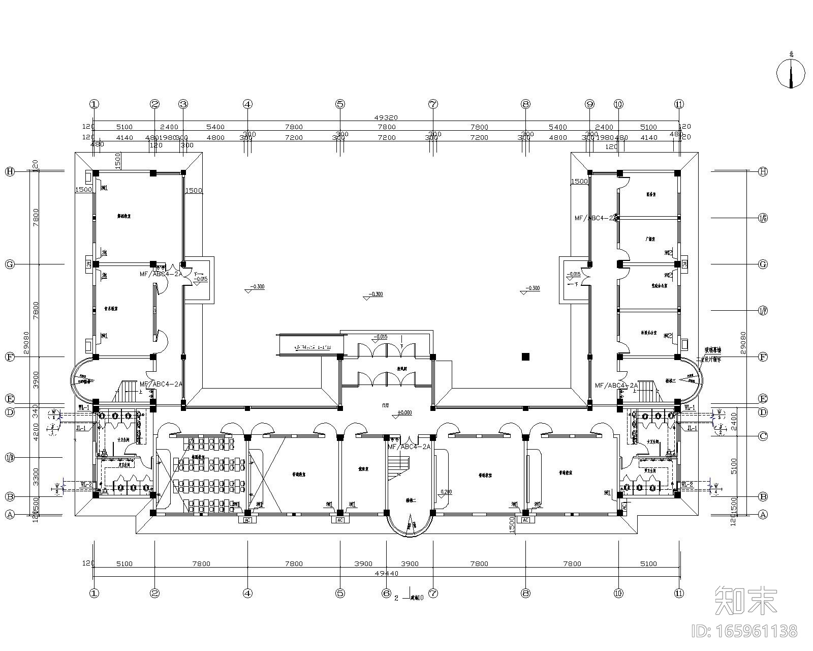 学校教学楼宿舍楼给排水设计施工图施工图下载【ID:165961138】