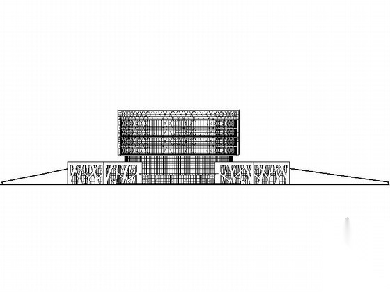 [武汉]某大学七层图文信息中心建筑施工图施工图下载【ID:166317128】