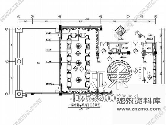施工图安徽酒店豪华中餐厅总统包房施工图施工图下载【ID:532006554】