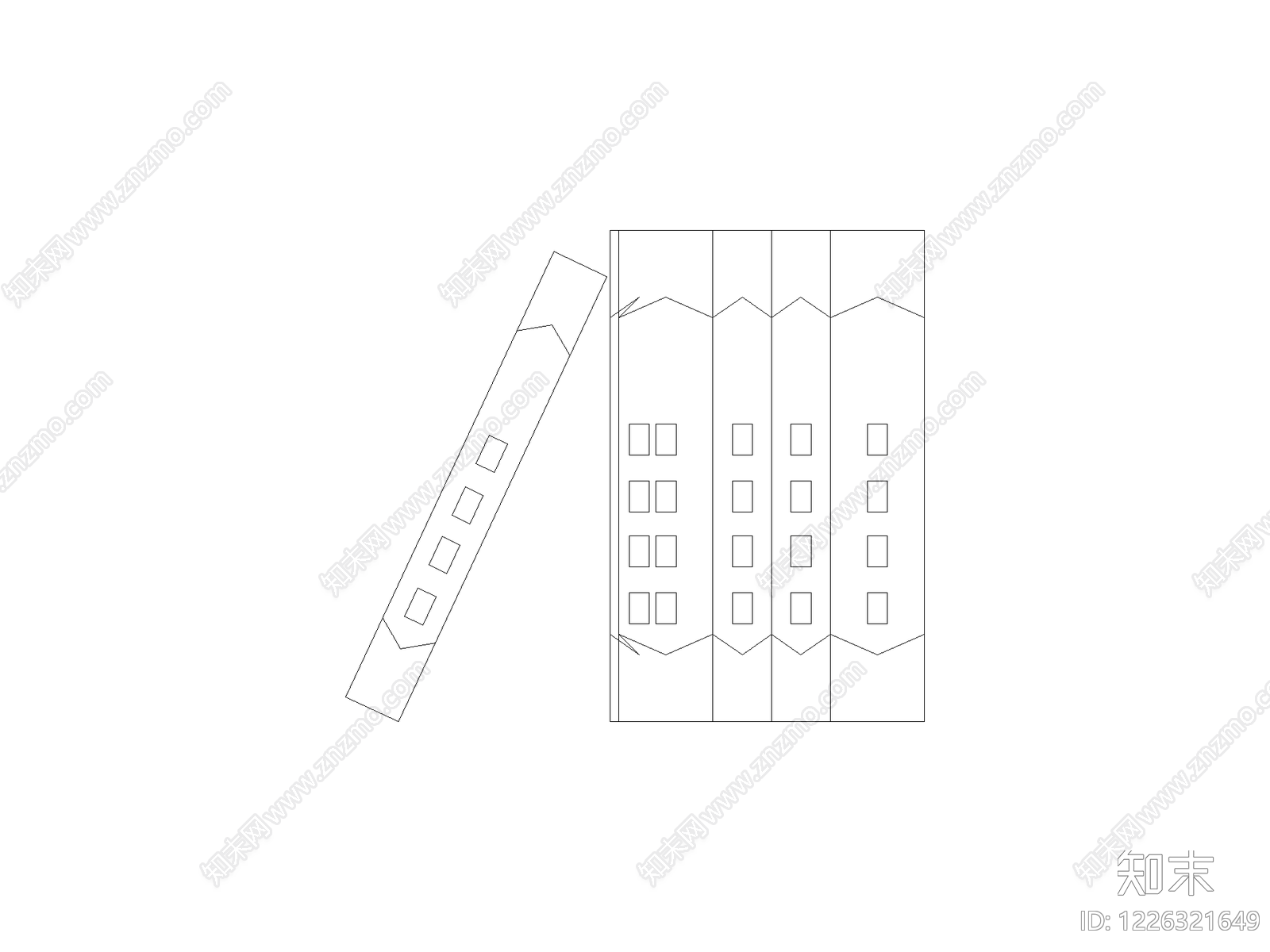 门cad施工图下载【ID:1226321649】