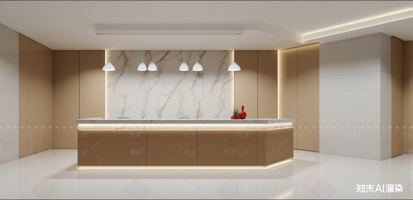 现代酒店大堂SU模型下载【ID:1216057145】