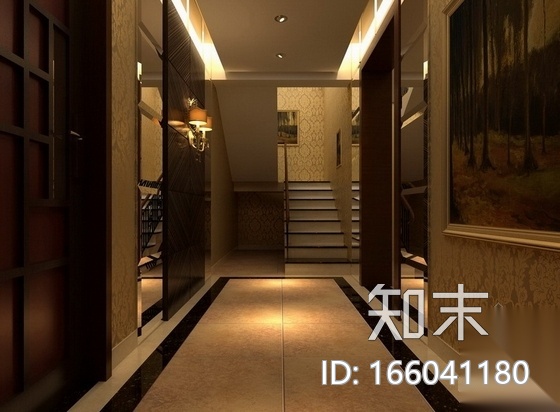 [南京]某现代高档足浴会所室内装修图（含效果）cad施工图下载【ID:166041180】