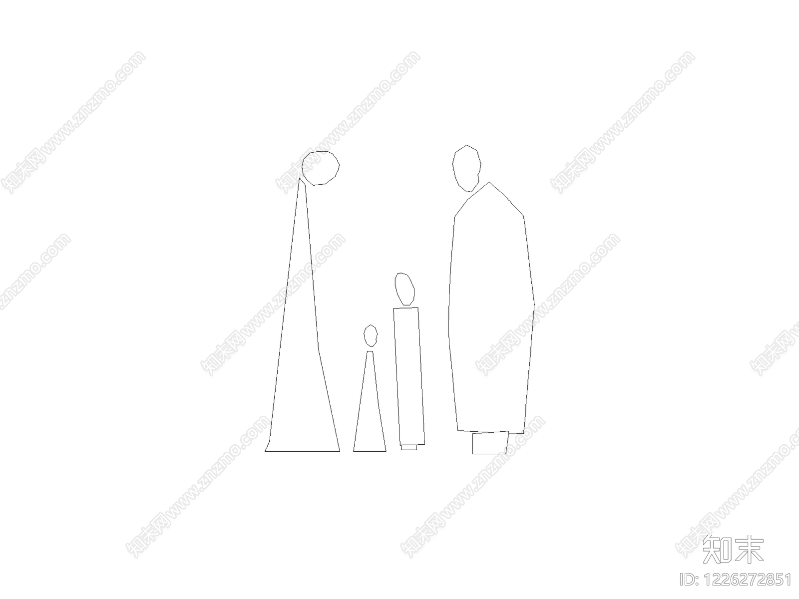 人物CAD图纸