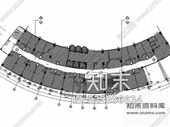 施工图重庆四星级中式风格酒店过道装修图cad施工图下载【ID:532036634】