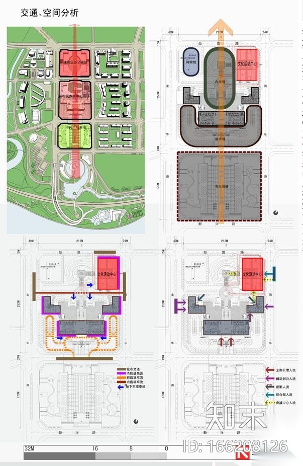 牛墩文化活动中心文本建筑设计（CAD+文本）施工图下载【ID:166208126】