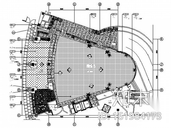 酒店小宴会厅施工图cad施工图下载【ID:161984173】