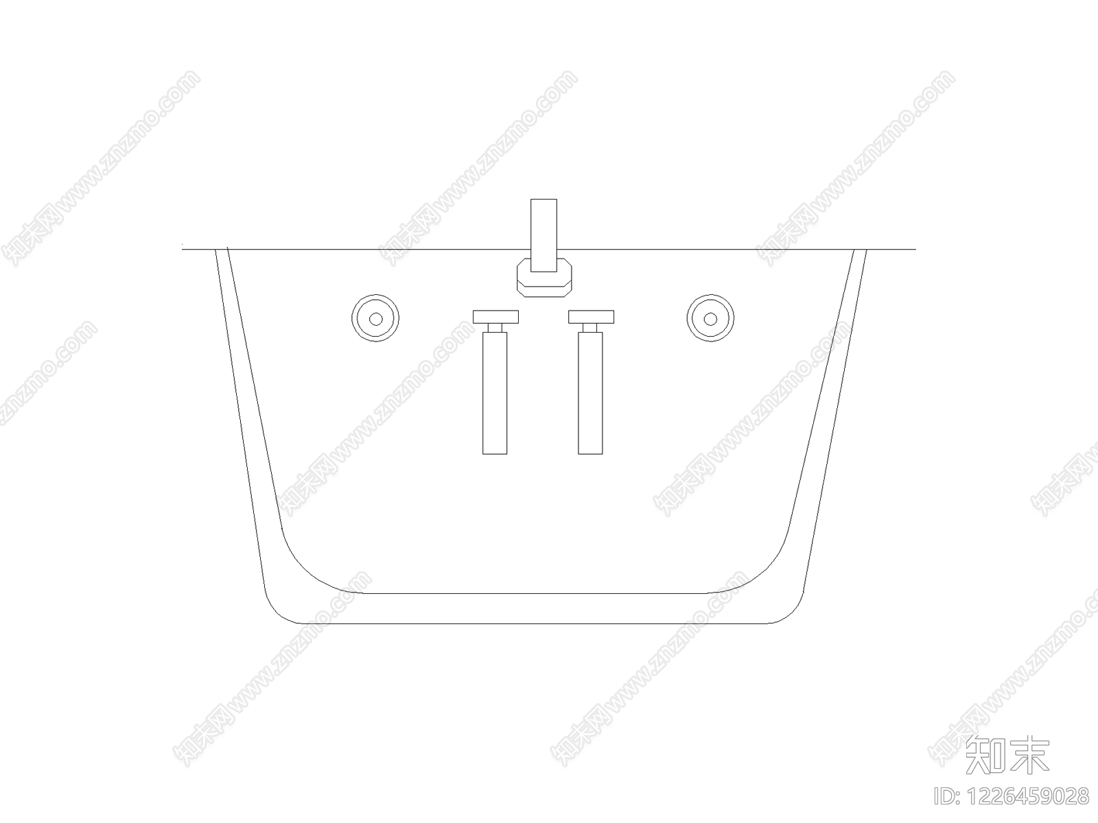 卫浴设施cad施工图下载【ID:1226459028】