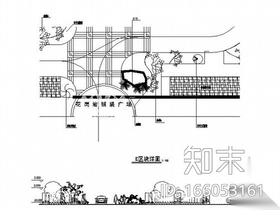 [绍兴]办公大厦景观绿化种植施工图cad施工图下载【ID:166053161】