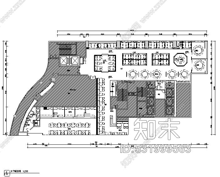 沙味传奇|中式餐饮空间改造设计施工图附效果图cad施工图下载【ID:531999563】