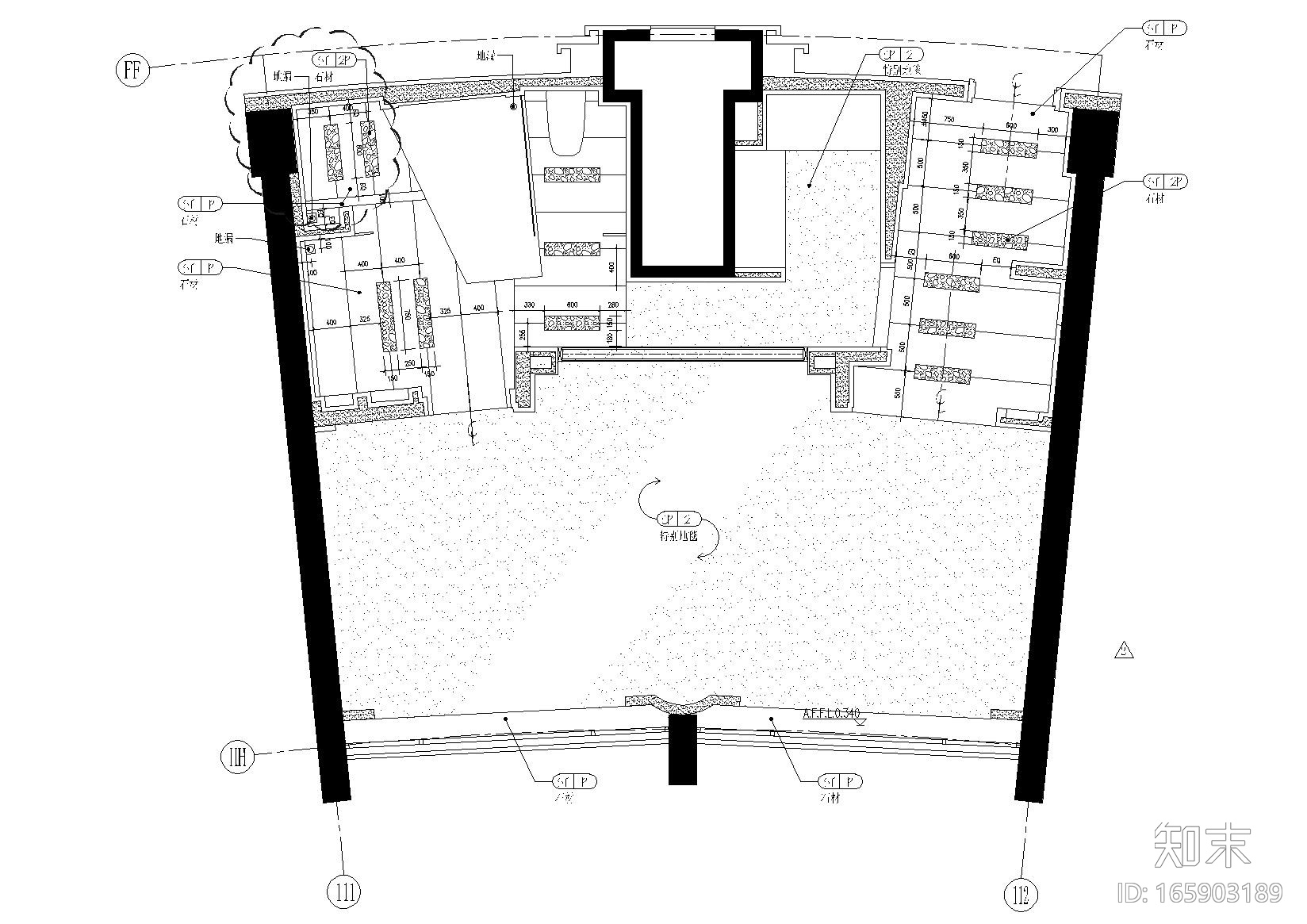 [北京]国际大酒店D型客房装修项目施工图cad施工图下载【ID:165903189】