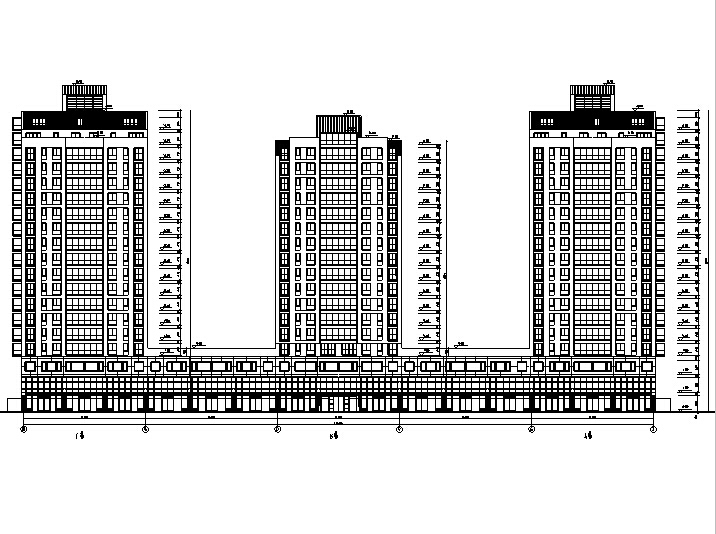 [合集]五套清华大学建筑院设计施工图及方案（含商业及...cad施工图下载【ID:149952137】