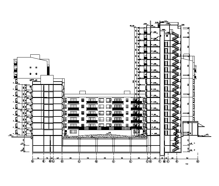 [合集]五套清华大学建筑院设计施工图及方案（含商业及...cad施工图下载【ID:149952137】