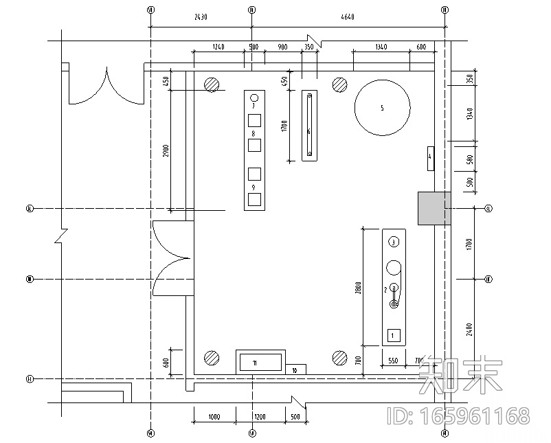 北京某直饮水机房全套图纸(cad)施工图下载【ID:165961168】