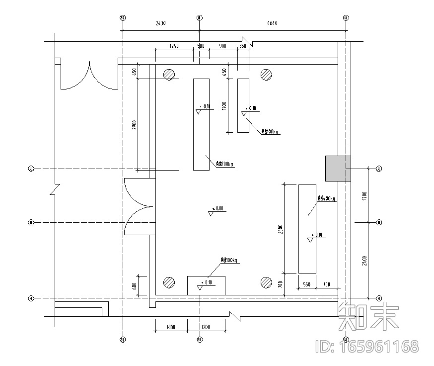 北京某直饮水机房全套图纸(cad)施工图下载【ID:165961168】