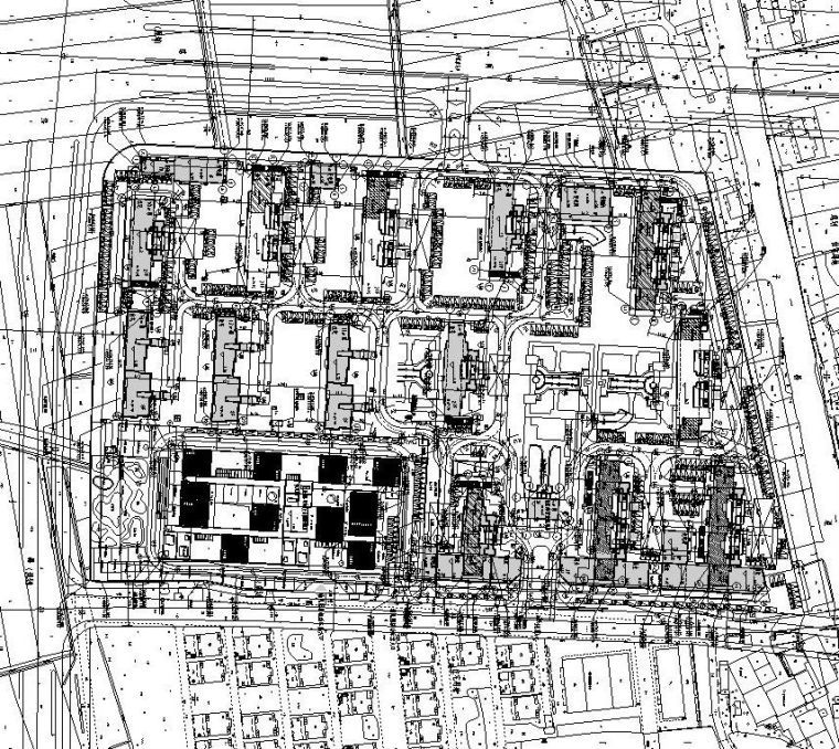 [上海]华夏幸福基业嘉善孔雀城九期住宅施工图设计（&...cad施工图下载【ID:149554105】