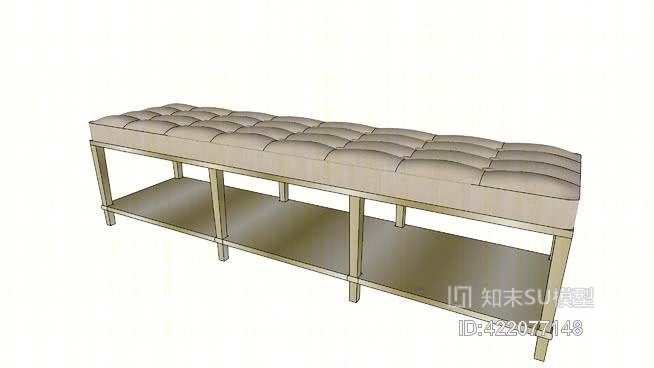 簇绒日落峡谷金属底座凳SU模型下载【ID:422077148】