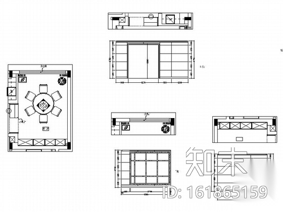 [江西]风景名胜区现代风格三层别墅装修施工图施工图下载【ID:161865159】