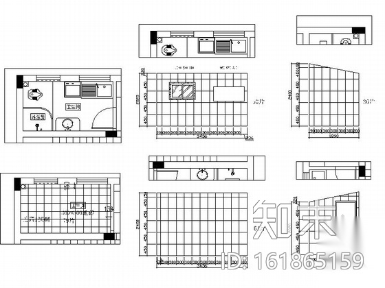 [江西]风景名胜区现代风格三层别墅装修施工图施工图下载【ID:161865159】