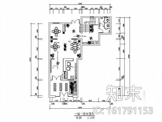 [绥中]特色中式茶楼室内装修图（含效果）cad施工图下载【ID:161791153】