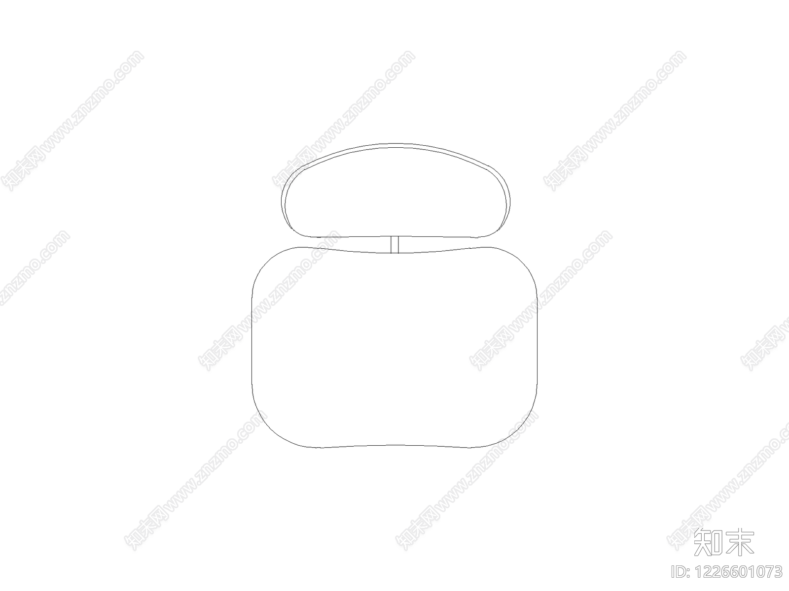 现代椅子CAD图纸