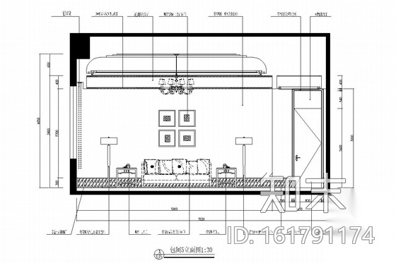 [泸州]综合性豪华私人会所室内施工图cad施工图下载【ID:161791174】