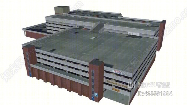 克拉斯威尔街多层停车场（318kb）SU模型下载【ID:435581994】