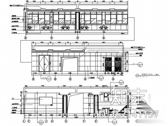 [南昌]县级土地资源部地质灾害预防中心综合楼装修施工图cad施工图下载【ID:167141137】