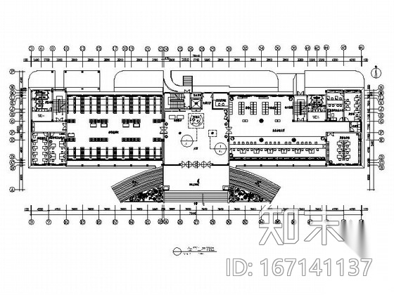 [南昌]县级土地资源部地质灾害预防中心综合楼装修施工图cad施工图下载【ID:167141137】