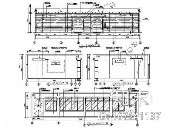 [南昌]县级土地资源部地质灾害预防中心综合楼装修施工图cad施工图下载【ID:167141137】