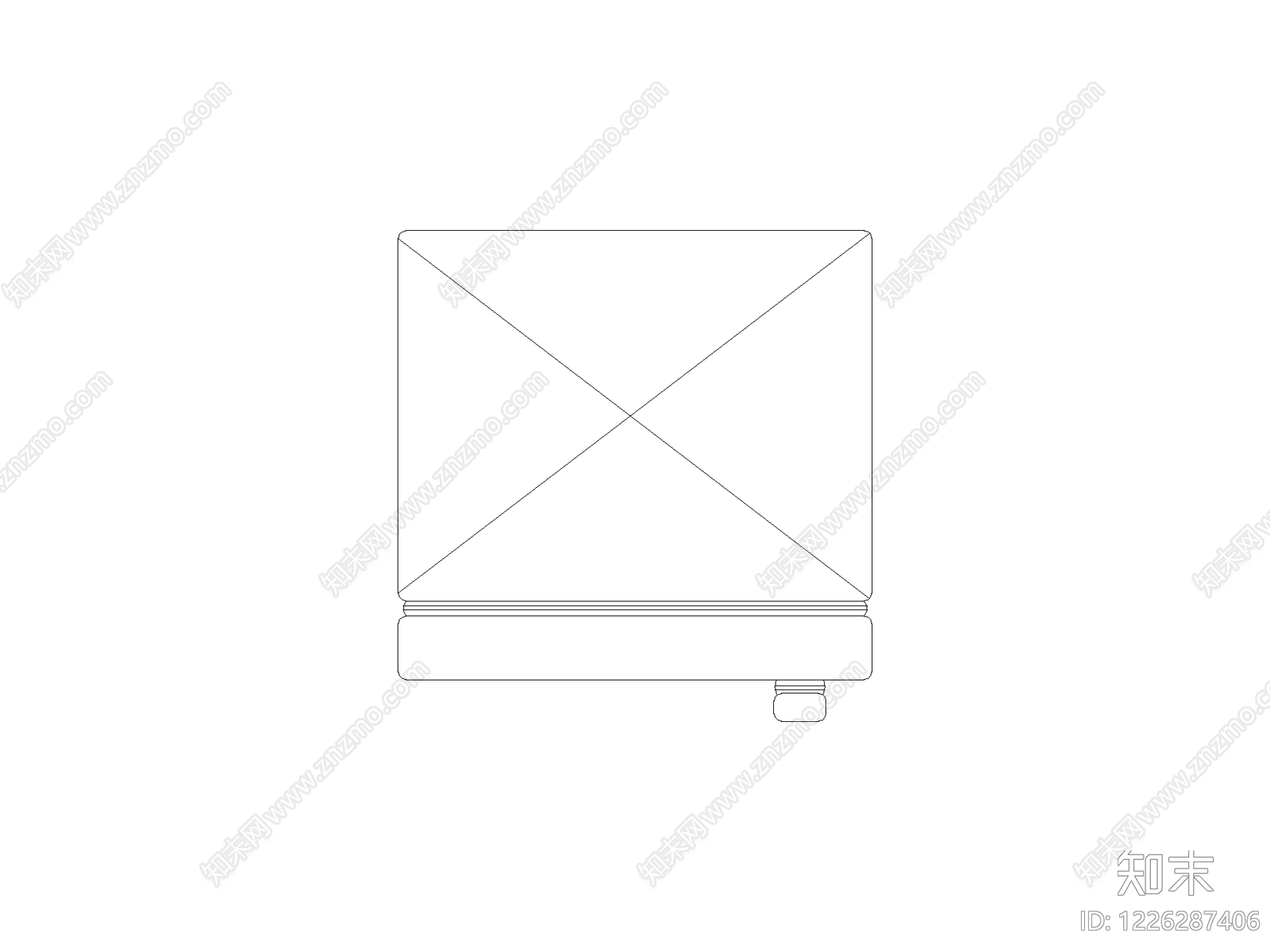 柜子cad施工图下载【ID:1226287406】