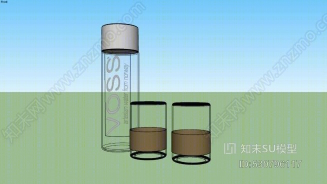 沃斯水SU模型下载【ID:530796117】