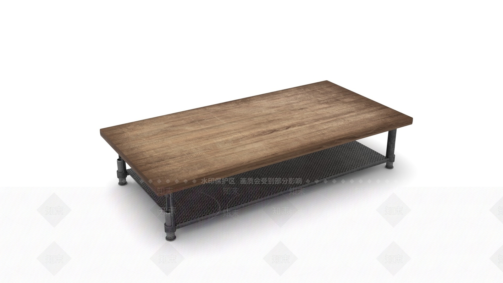 老式咖啡桌3D模型下载【ID:1162534590】