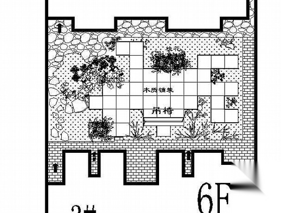 某商业街屋顶花园方案（八套）cad施工图下载【ID:161018160】