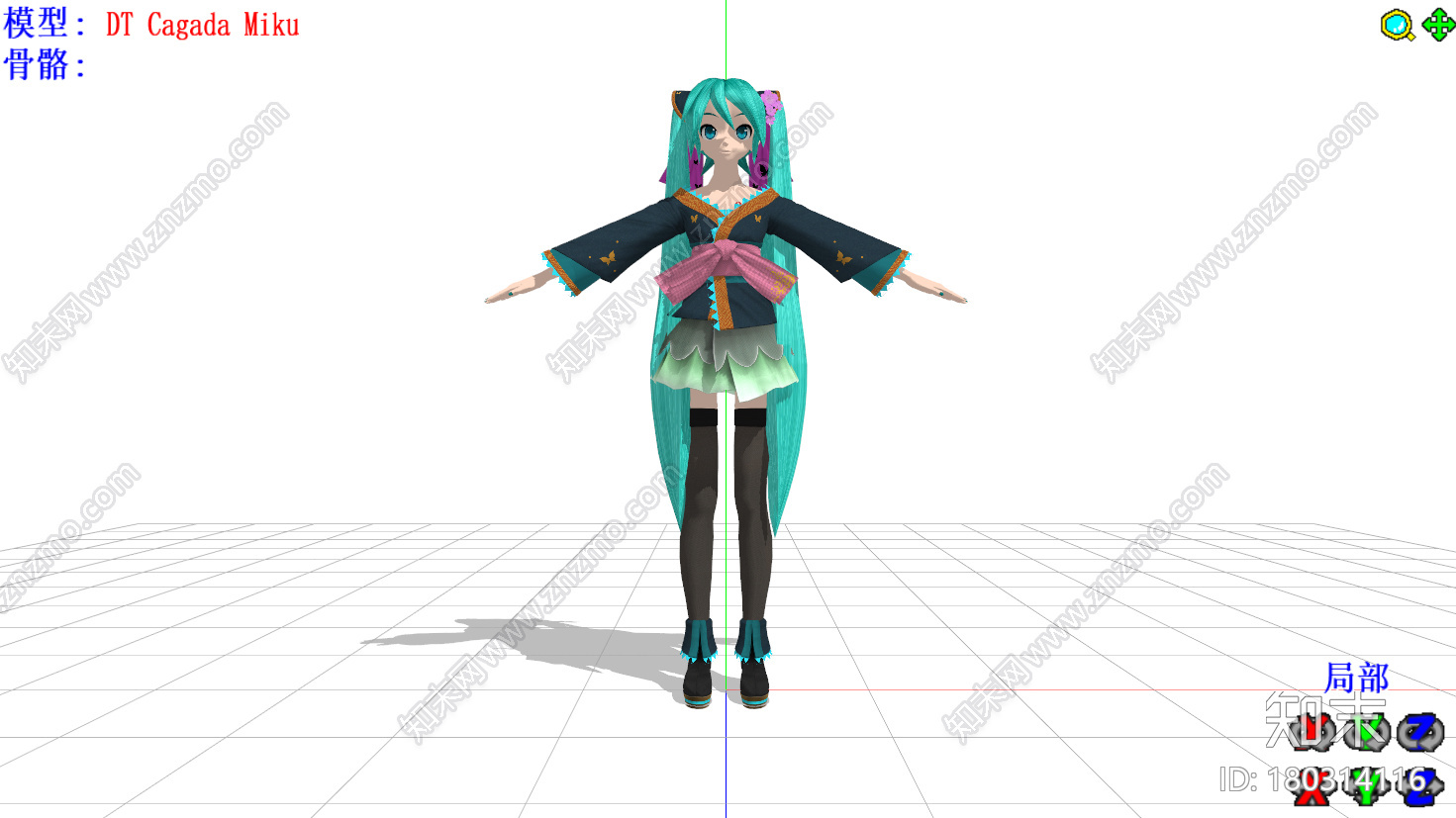 初音未来DTmmd模型下载【ID:180314116】