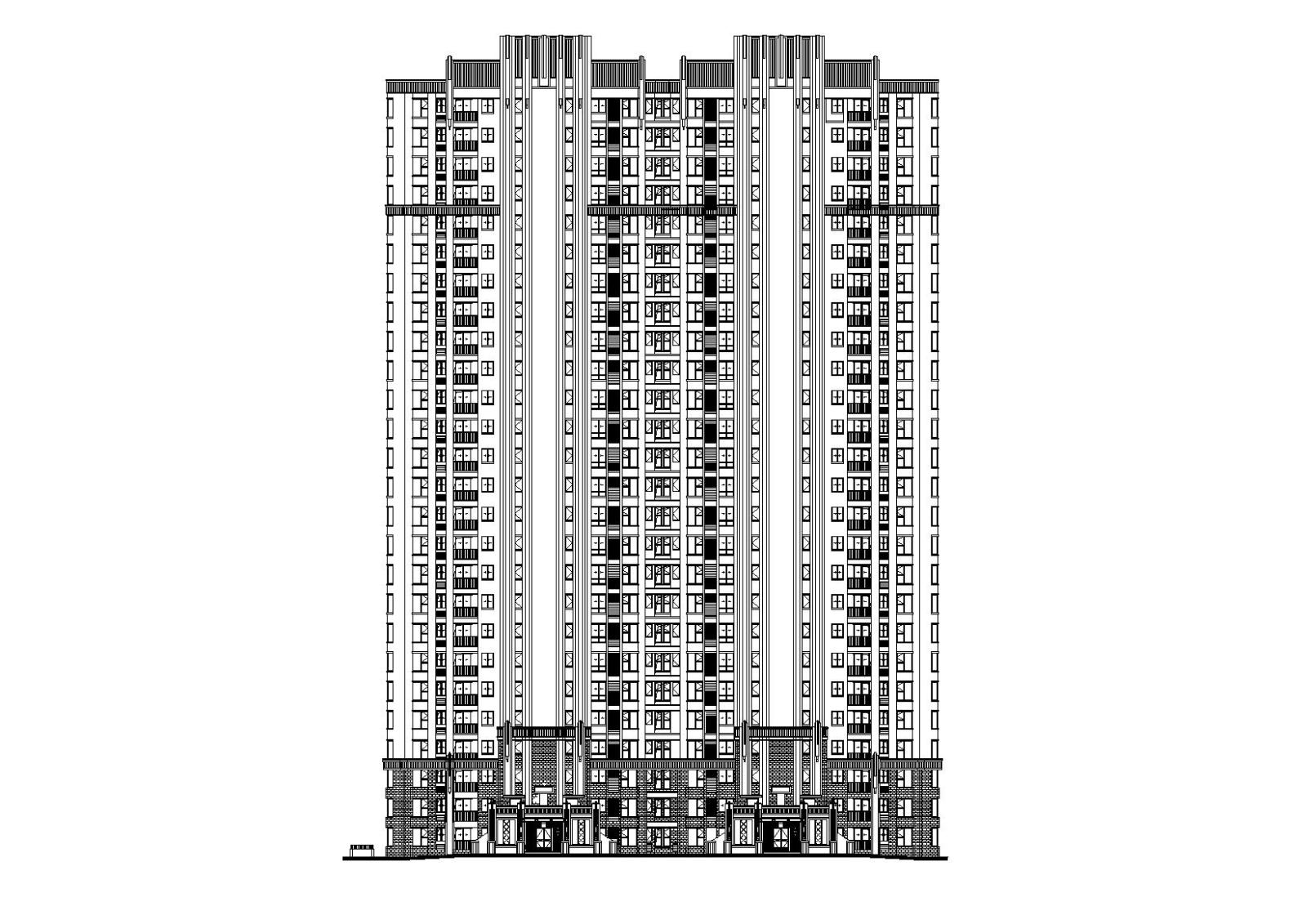 [上海]保障性住房甲级设计院商品房项目施工图（CAD含水...施工图下载【ID:149556127】