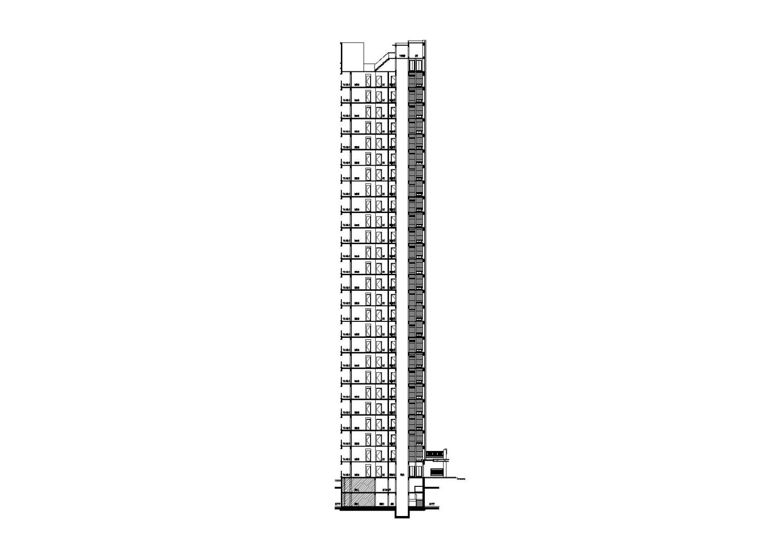 [上海]保障性住房甲级设计院商品房项目施工图（CAD含水...施工图下载【ID:149556127】